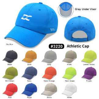 6 Panel Athletic Quick Dry Cap (3220)