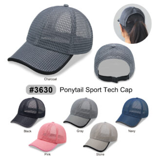 Light Weight Ponytail Running Cap Quick Dry (3630)