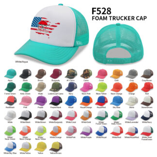 5 Panel High Profile Foam Mesh Back Trucker Cap (F528)