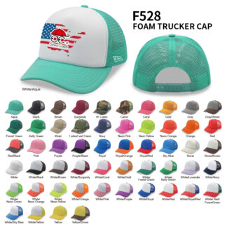 5 Panel High Profile Foam Mesh Back Trucker Cap (F528)