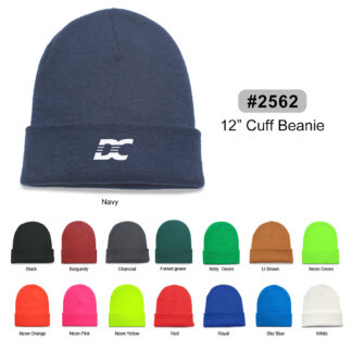 12" Cuff Acrylic Beanie (2562)
