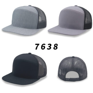 7 Panel Camper Trucker Cap (7638)
